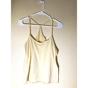 Forever 21 Simple yellow spaghetti strap top